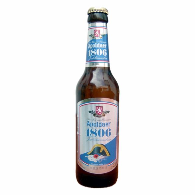 Apoldaer 1806 Jubiläumsbier 5.0%, Vereinsbrauerei Apolda, Germany