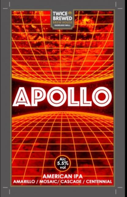 Apollo 5.5%, Twice Brewed Brew House, England