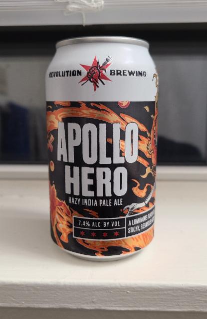 Apollo Hero 7.4%, Revolution Brewing Company, United States