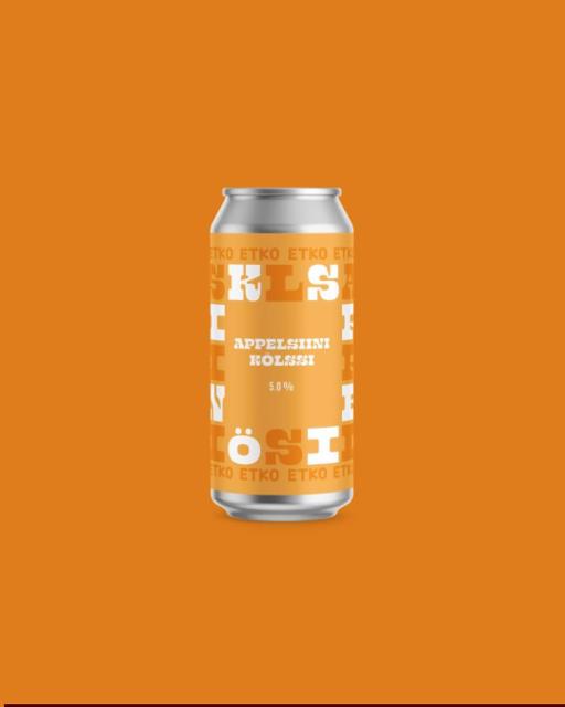 Appelsiini Kölssi 5.0%, Etko Brewing, Finland