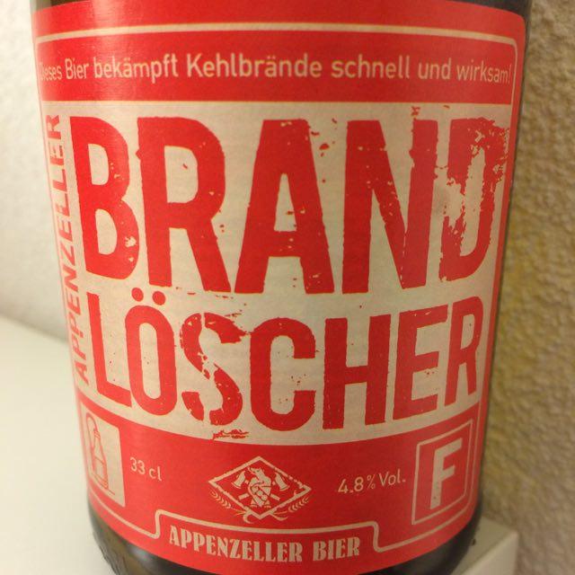 Appenzeller Brand Löscher 4.8%, Brauerei Locher (Appenzeller), Switzerland