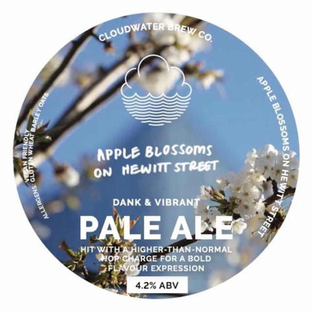 Apple Blossoms On Hewitt Street 4.2%, Cloudwater Brew Co., England