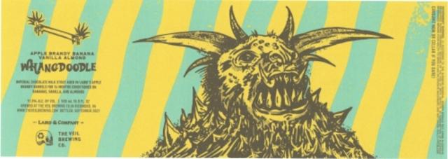 Apple Brandy Banana Vanilla Almond Whangdoodle 11.5%, The Veil Brewing Co., United States