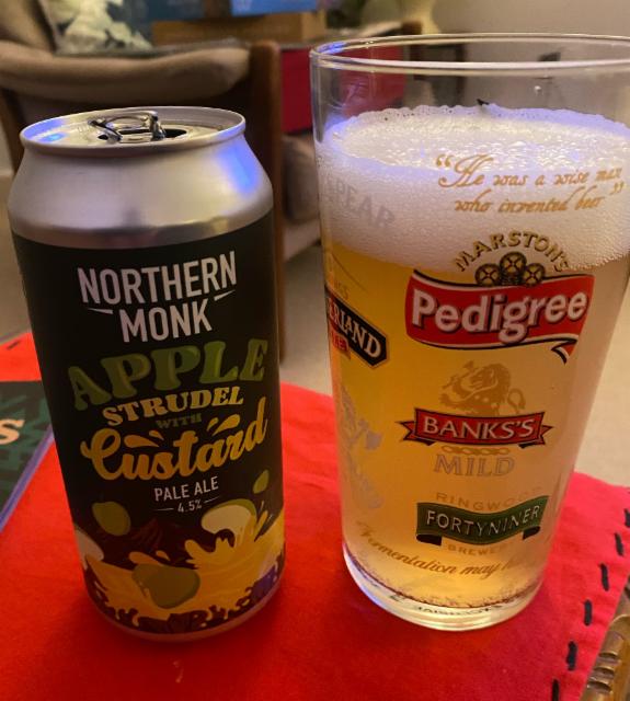 Apple Strudel With Custard Pale Ale 4.5%, Northern Monk Brew Co., England