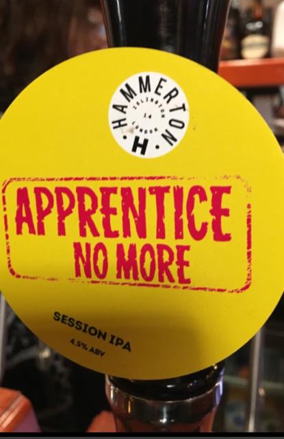 Apprentice No More 4.5%, Hammerton Brewery, England