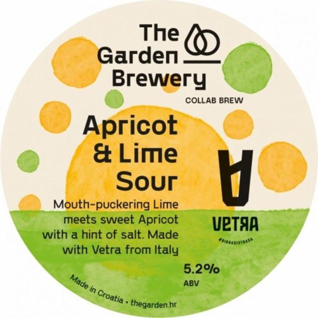 Apricot & Lime Sour 5.2%, The Garden Brewery, Croatia