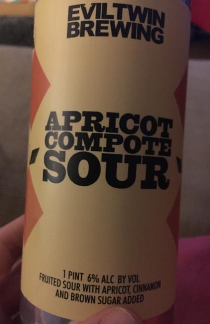 Apricot Compote Sour 6.0%, Evil Twin Brewing, United States