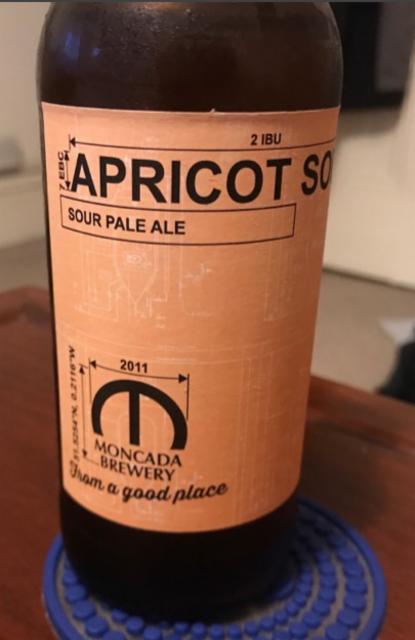 Apricot Sour - Blueprint No. 7 2.7%, Moncada Brewery, England