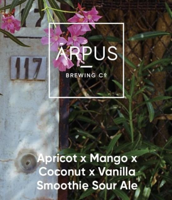 Apricot x Mango x Coconut x Vanilla Smoothie Sour Ale 5.0%, Ārpus Brewing Co., Latvia