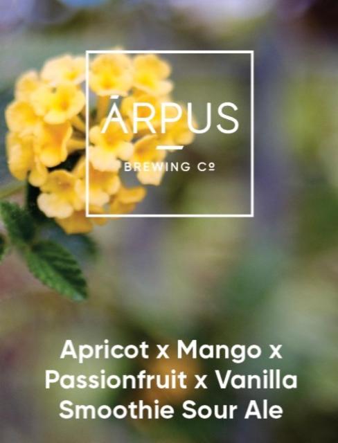Apricot x Mango x Passionfruit x Vanilla Smoothie Sour Ale 4.5%, Ārpus Brewing Co., Latvia