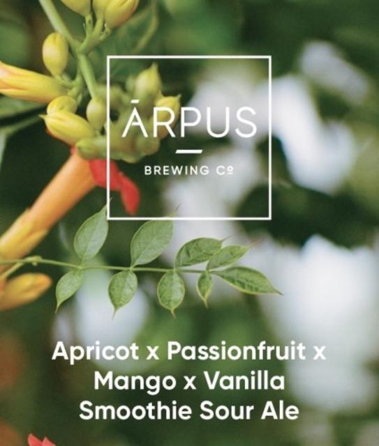 Apricot X Passionfruit X Mango X Vanilla Smoothie Sour Ale 4.5%, Ārpus Brewing Co., Latvia