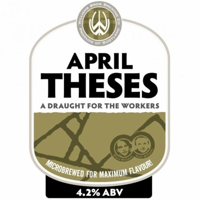 April Theses 4.2%, Williams Bros. Brewing Co., Scotland