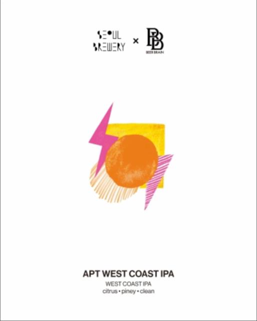Apt West Coast IPA 5.6%, Seoul Brewery, South Korea