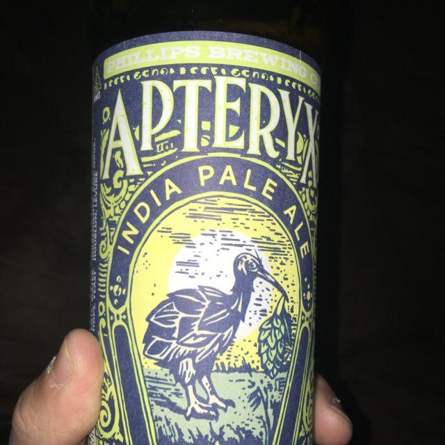 Apteryx IPA 6.5%, Phillips Brewing & Malting Co., Canada