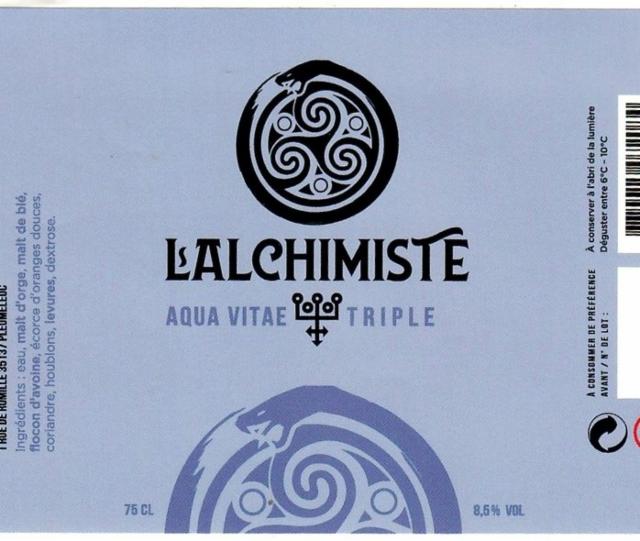 Aqua Vitae 8.5%, Brasserie L'Alchimiste [Closed], France