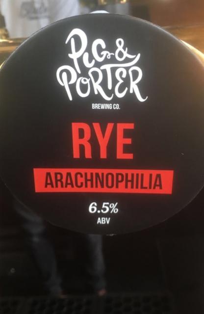 Arachnophilia 6.5%, Pig & Porter Brewing Co., England