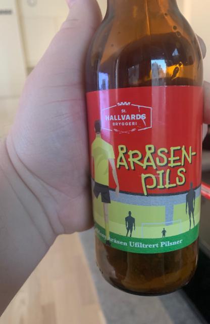 Åråsen Pils 4.7%, St. Hallvards Bryggeri, Norway