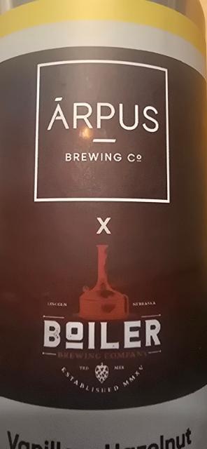 ãrbus x boiler vanilla x hazelnut imperial stout 13.5%, Ārpus Brewing Co., Latvia