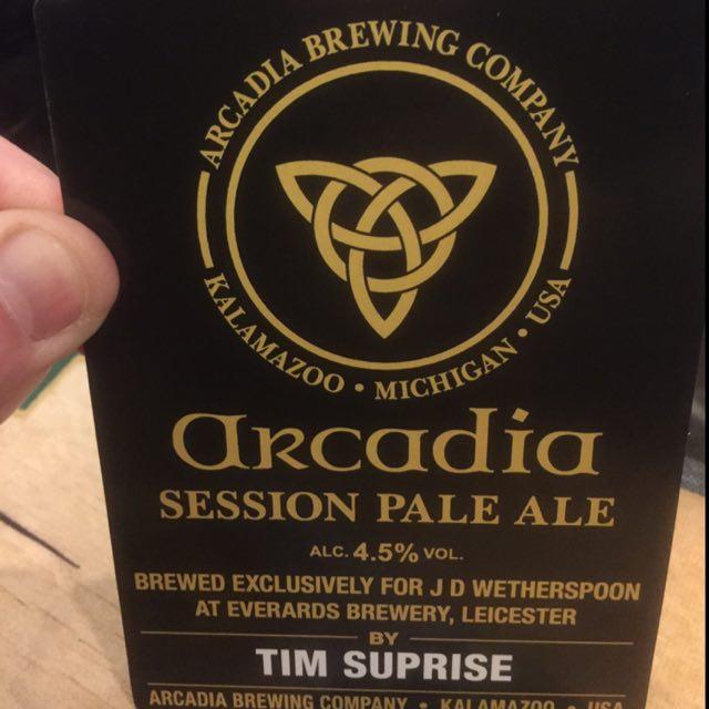 Arcadia Session Pale Ale 4.5%, Arcadia Brewing Company, United States