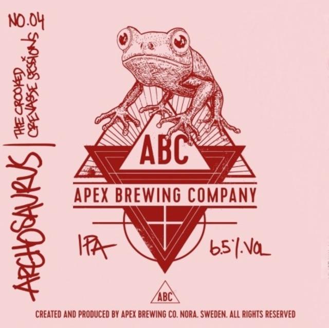Archosaurus IPA 6.5%, Apex Brewing Company, Sweden