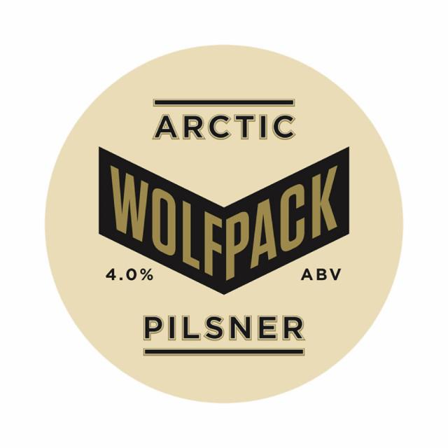 Arctic Pilsner 4.0%, Wolfpack, England