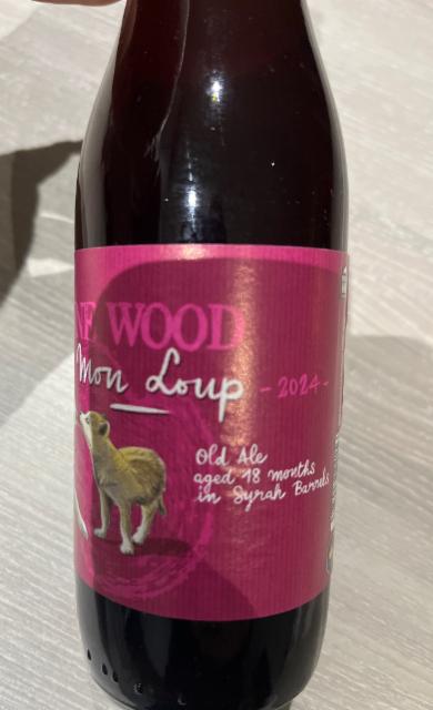 Ardenne Wood Mon Loup 2024 Syrah 9.5%, Brasserie Minne, Belgium