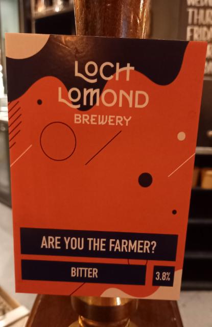 Are You The Farmer? 3.8%, Loch Lomond Brewery, Scotland