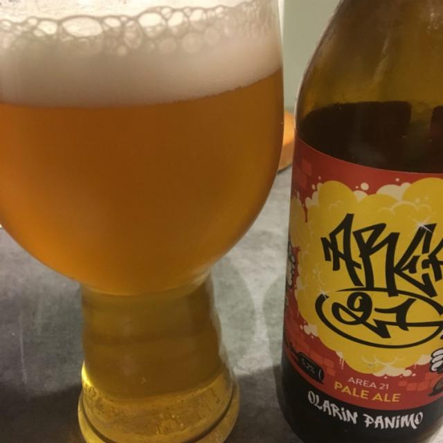 Area 21 Pale Ale 5,2 %, Olarin Panimo, Finland