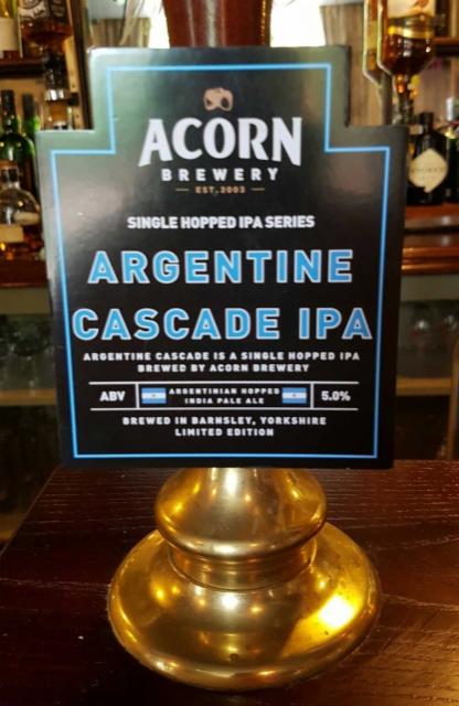 Argentine Cascade IPA 5.0%, Acorn Brewery, England