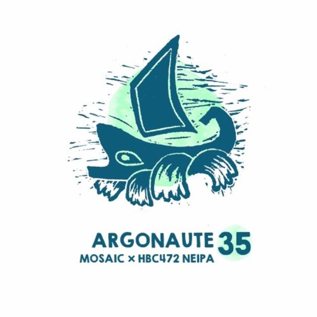 Argonaute #35 Mosaic X HBC 472 NEIPA 7.2%, La Manufacture De Bières, France