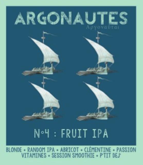 Argonautes #04 Fruit IPA 4.7%, La Manufacture De Bières, France