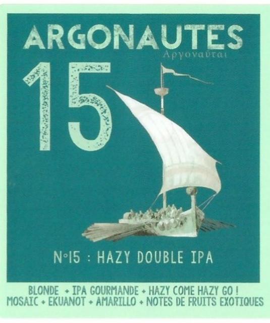Argonautes #15 Hazy Double IPA 9.0%, La Manufacture De Bières, France