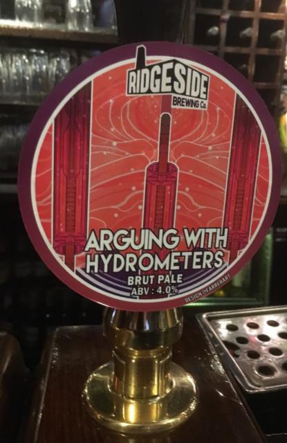 Arguing With Hydrometers 4.0%, Ridgeside Brewery, England