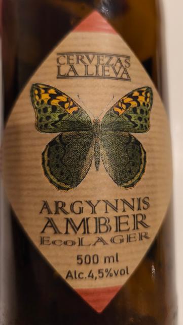 argynnis Ámber 4.5%, Cervezas La Lieva, Spain