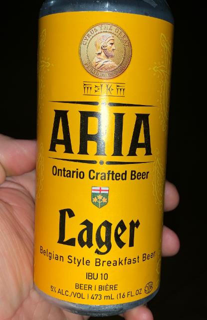 Aria 5.0%, The Canadian Brewing Company, Canada