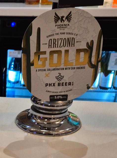 Arizona Gold 5.0%, Phoenix Brewery, England
