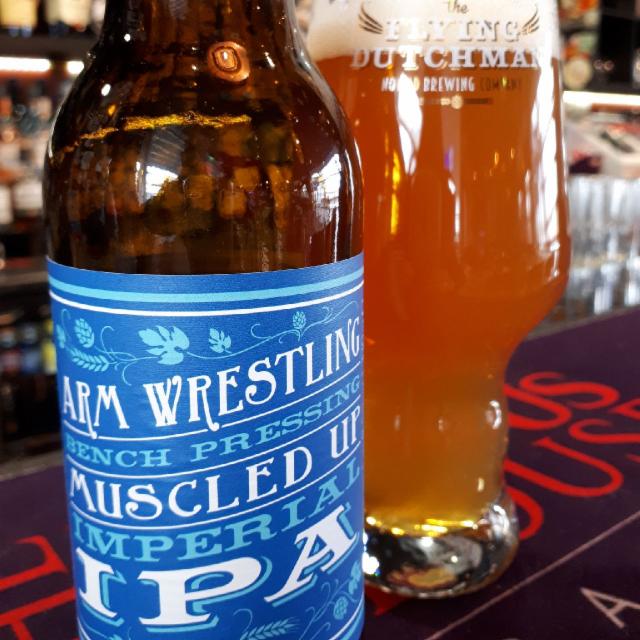 Arm Wrestling Bench Pressing Muscled Up Imperial IPA 8.5%, The Flying Dutchman Nomad Brewing Company, Finland