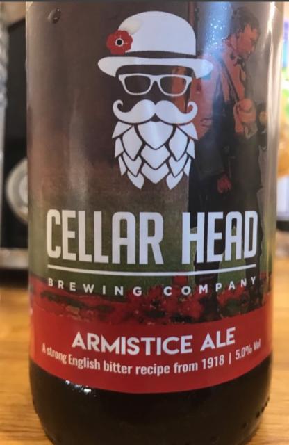 Armistice Ale 5.0%, Cellar Head Brewing Company, England