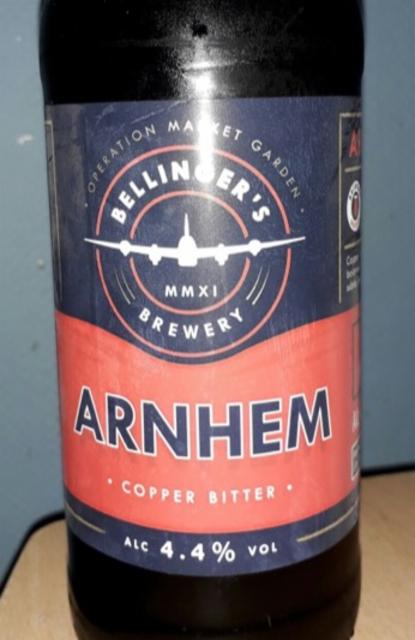Arnhem 4.4%, Bellinger's Brewery, England