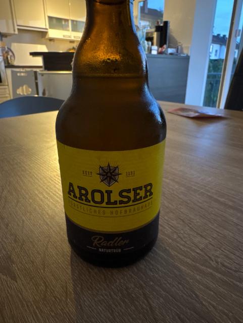 Arolser Radler Naturtrüb, Fürstliches Hofbrauhaus Arolsen