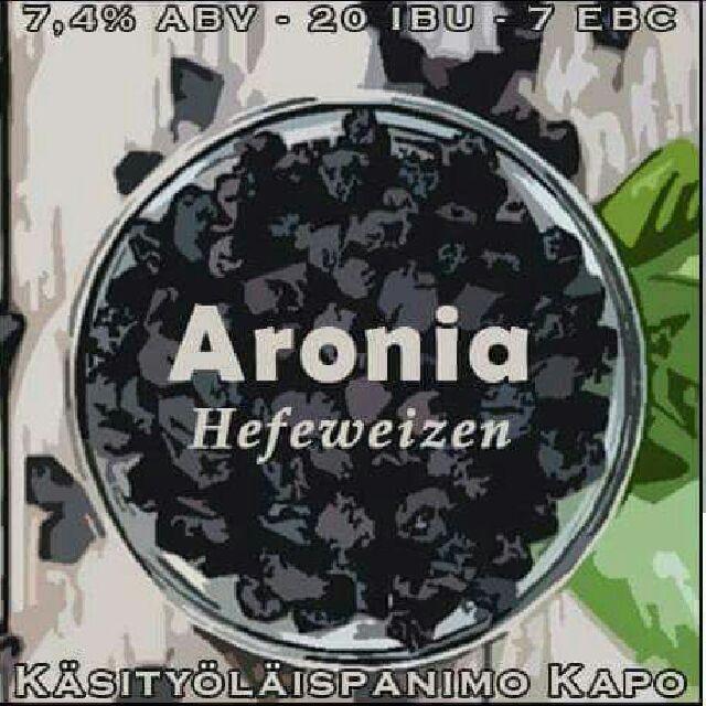 Aronia Hefeweizen 7.4%, Käsityöläispanimo Kapo, Finland