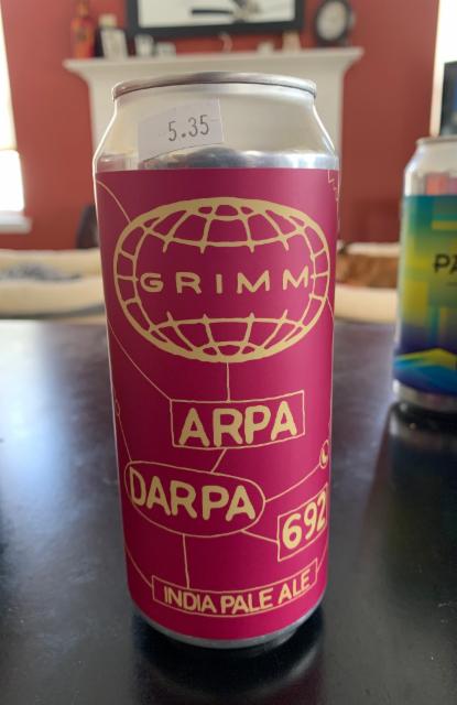 Arpa Darpa 692 6.5%, Grimm Artisanal Ales, United States