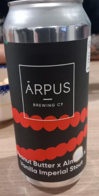 Arpus Peanut Butter x Almond x Vanilla Imperial Stout 11.5%, Ārpus Brewing Co., Latvia