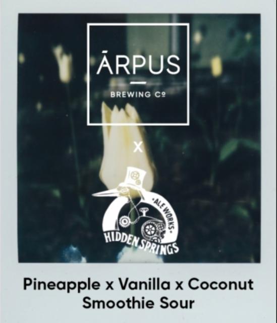 Pineapple x Vanilla x Coconut Smoothie Sour Ale 5.0%, Ārpus Brewing Co., Latvia