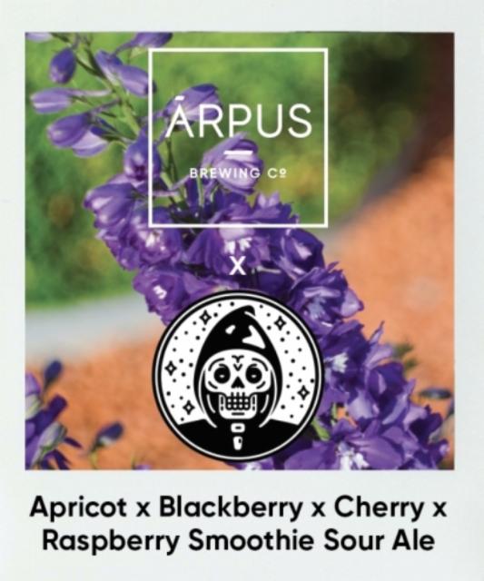 Ārpus X Messorem Apricot X Blackberry X Cherry X Raspberry smoothie sour ale 5.5%, Ārpus Brewing Co., Latvia