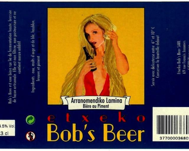 Arranomendiko Lamina 4.5%, Etxeko Bob's Beer, France