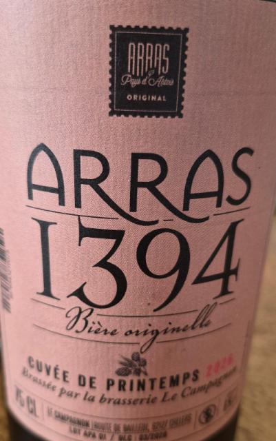 arras 1394 cuvée printemps 2026, Le Campagnon