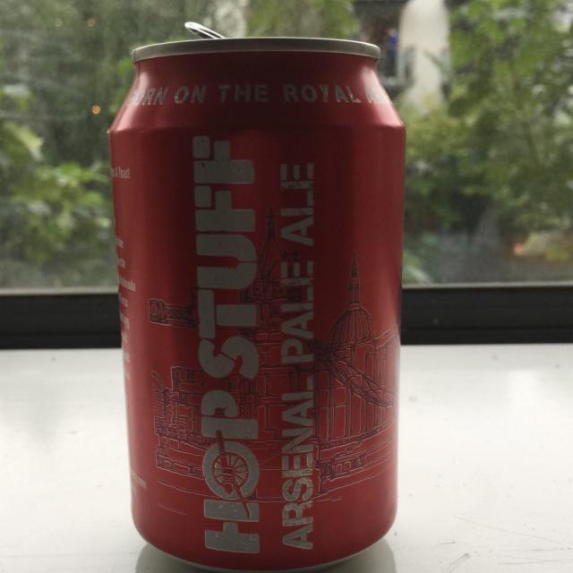 Arsenal Pale Ale (APA) 3.8%, Hop Stuff Brewery, England