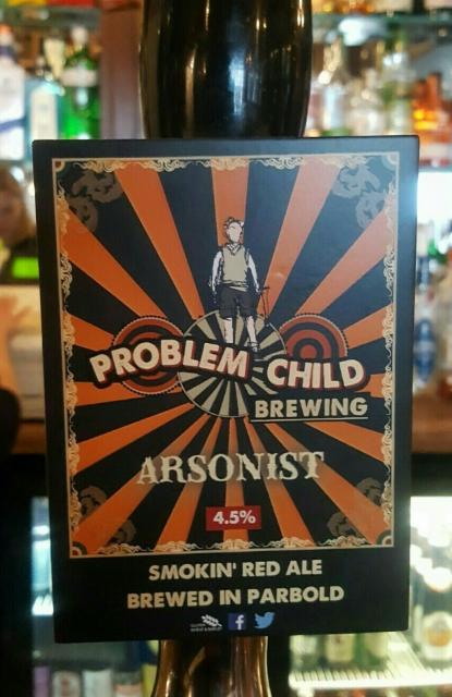 Arsonist 4.5%, Problem Child Brewing, England