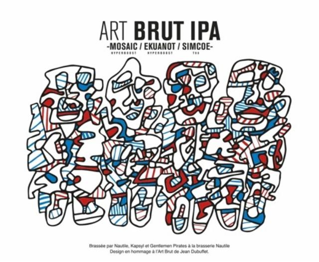 Art Brut IPA 6.5%, Brasserie Nautile, France